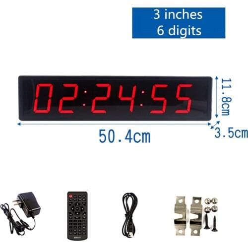 1.5 1.8 2.3 3 inch Game Timer Multifunctional Led Countdown Timer Positive Timer Digital Clock Stopwatch Room Escape 220V