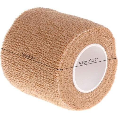 10pcs 5cm Disposable Tattoo Self-adhesive Elastic Grip Bandage Wrap Sport Tape