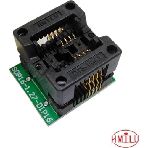 100PCS/lot SOP8 SOIC8 SO8 to DIP8 EZ Programer Socket Pitch 1.27mm IC Body Width 3.9mm 150mil IC Test Adapter for CH341