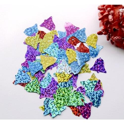 50g/bag colour mixture small bell sequins confetti DIY Clothing gift wedding Party Home art decoration Multifunctional 011002008