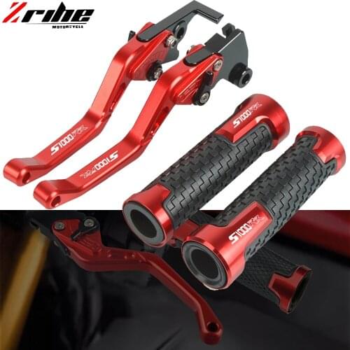 Motorcycle Accessories CNC Brake Clutch Levers Handlebar Hand Grips ends For BMW S1000RR S1000R S 1000RR S1000 RR 2015 2016