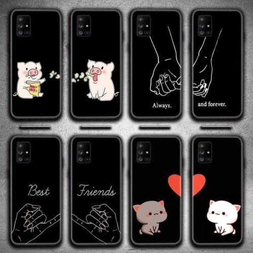 BFF Always And Forever Best Friends Phone Case For Samsung Galaxy A21S A01 A11 A31 A81 A10 A20E A30 A40 A50 A70 A80 A71 A51 5G