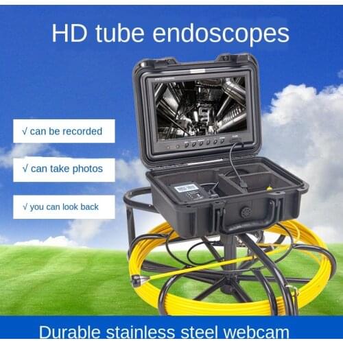 9-Inch Big Screen Pipe Endoscope Pipeline Internal Inspection Detector Sewer Inspection Waterproof Camera