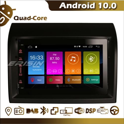 Erisin ES3074F Android 10.0 Car Head Unit DAB+ DSP GPS SatNav CarPlay TPMS DVR BT for Citroën Jumper Fiat Ducato Peugeot Boxer