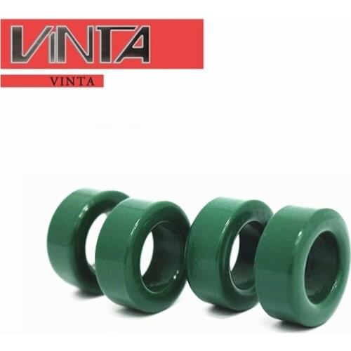 Ferrite Core Toroid Core 25x15x10 mm 20PCS Manganese Zinc Ferrite Chokes Ring Iron Powder Core Inductor Ferrite Rings Green