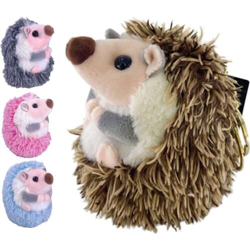 Cute Cartoon Hedgehog Soft Plush Doll Backpack Bag Hanging Pendant Kids Gift