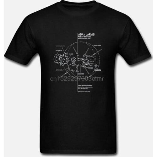 Fashion Cool Men T shirt Women Funny tshirt ingress ADAu002FJarvis central core unit Customized Printed T-Shirt
