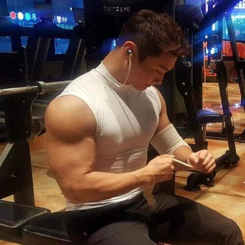 Mens Workout Mesh Casual Tank Top Fitness Summer Running Singlet Quick Dry Vest Clothing Bodybuilding Sport Sleeveless Shirt