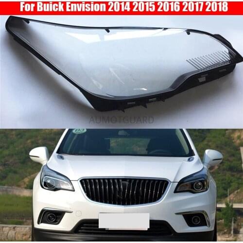 Car Headlight Lens For Buick Envision 2014 2015 2016 2017 2018 Car Headlamp Cover Replacement Lens Auto Shell Cover