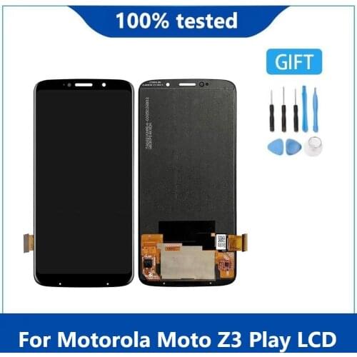 Original OLED DisplayFor Motorola Moto Z3 Play XT1929 LCD Touch Screen Digitizer Assembly 6.01" For Moto Z3 Play Display XT1929