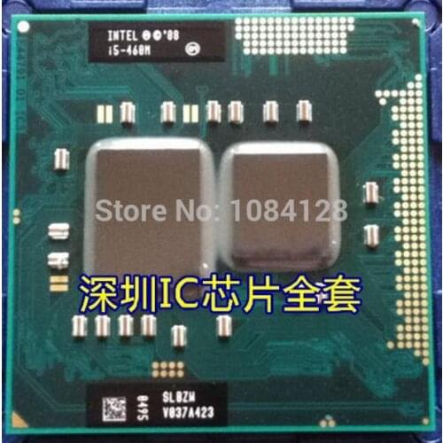 Original Core i5-460M Processor (3M Cache,2.53GHz to 2.8GHz, i5 460M , SLBZW ) PGA988 Laptop CPU Compatible PM55 HM57 HM55 QM57