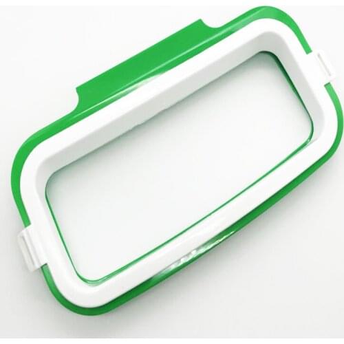 Hanging Kitchen Cupboard Door Back Style Stand Trash Garbage Bags Storage Rack Holder 21.5x12.2x3.3cm Kitchen Accessories