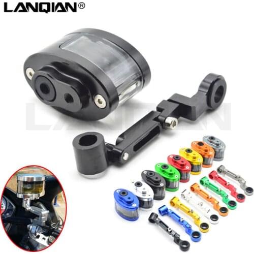 Motorcycle Motorbike Brake Clutch Tank Cylinder Fluid Oil Reservoir Cup Bracket For Honda GSR 600 Yamaha R1 R6 Suzuki Kawasaki