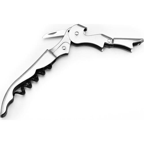 2019 New Creative Bottle Opener Stainless Steel Wine Corkscrew Beer Bottle Can Remover Cutter for Kitchen Tools Bar Accessoires