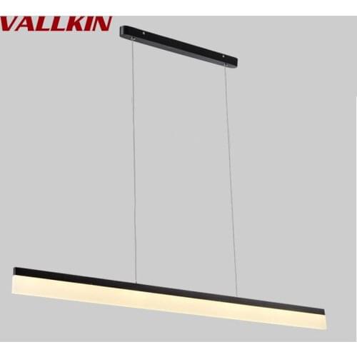 Modern Black LED Pendant Lamps Acrylic Light Fixtures Fashion Living Bedroom Decorative Restaurant Dining Kitchen Pendant Lights