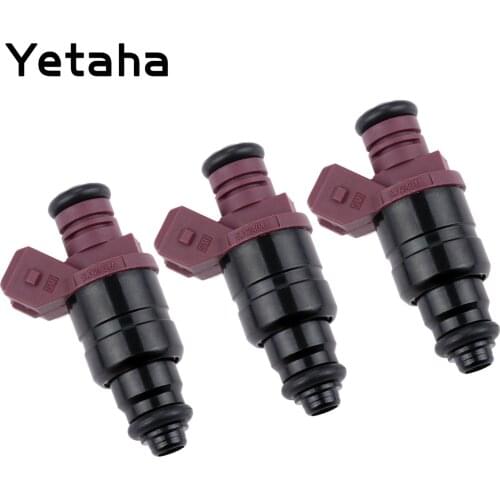Yetaha 3Pcs Fuel Injector For Chery John Deere 825i Gator UTV 3 Cylinder Engine 5WY2404A MIA11720 Car Fuel Accessories