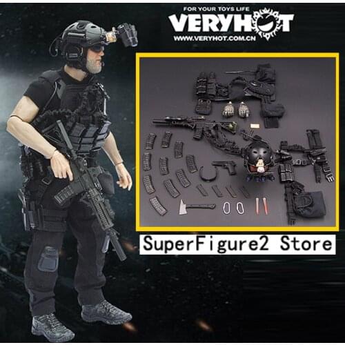 VH VERYHOT 1048 1/6 NAVY SEAL - CQB NIGHT Set for 12inch Action Figure DIY