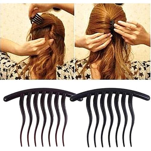 Makeup Wavy Tooth Insert Hair Combs Hairpins Bouffant Ponytail Maker Hair Clips Hairstyling Tools Accessories Grips Headwear