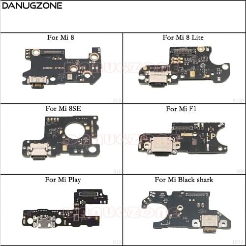 USB Charging Dock Plug Socket Jack Port Connector Charge Board Flex Cable For Xiaomi Mi 8 Lite 8SE F1 / Mi Play / Mi Black Shark