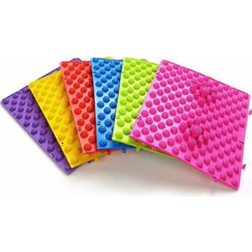 1pc Durable Reflexology Foot Massage Pad Toe Pressure Blood Circulation Mat Health Care Sport Children Activity Game Sensory Toy