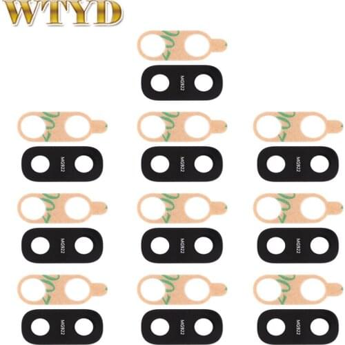 10 PCS Back Camera Lens for Galaxy A20 / A10 / A30 / A40 Rear Camera Lens Cover Replacement Repair Part for Galaxy Smartphone