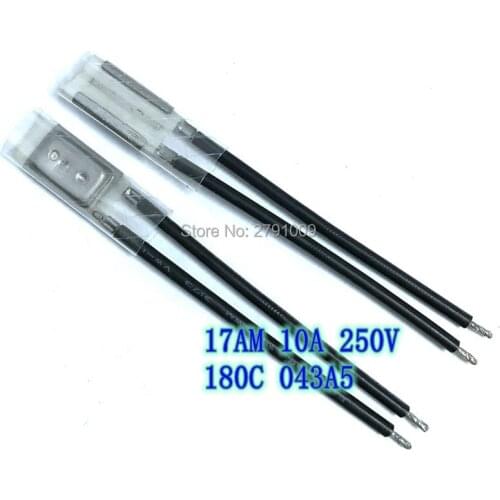 17AM 180 Degree 17AM 043A5 Normally Closed Overheat Protector Motor Power Temperature Switch 180 C NC 10A 250V 17AM043A5 Manual