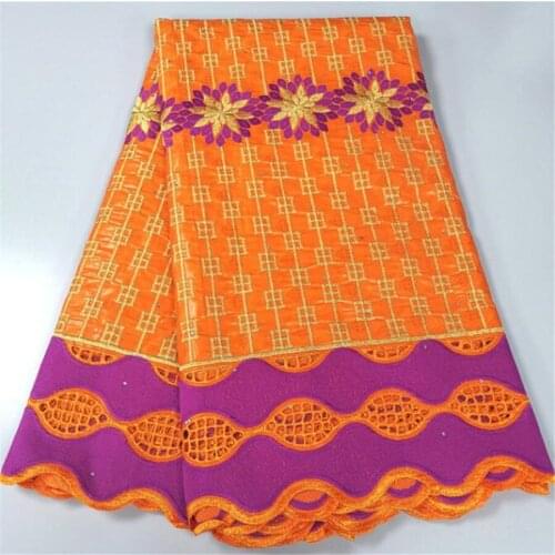 African Bazin Riche Fabric With Brode 2021 Latest Fashion Cotton Dry Embroidery Basin lace Fabric Guinea Brocade Fabrics 5Yards