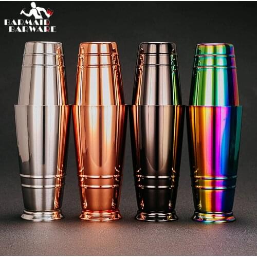 500/750ml Stainless Steel Cocktail Boston Bar Shaker Bar Tool Accessory