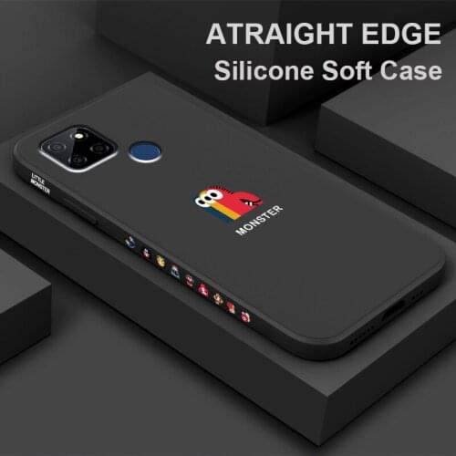 Cases For OPPO Realme V3 Original Fashion Liquid Silicone Shockproof Soft Shell Cover For Realme V3 Cartoon Phone Case