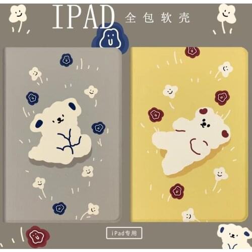 Painted Bear Case for 2020 IPad 10.2 8th 2018 2017 9.7 Mini 5 2021 Pro 11 10.5 Air 3 4 Protcetive Back Cover for Ipad 5th 6th