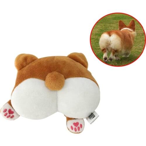 CoolPaw Dog Toy Squeaking Corgi Dog Toy Plush Toy for Pet Dogs Chew Aqueaker Squeaky Plush Sound Toys
