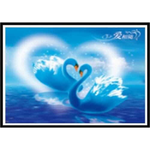 DIY Diamond Painting Swan Lake 5D Diamond Embroidery Hand Paste Diamond Embroidery Landscape Painting Wall Decoration Painting