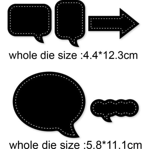 Craft metal cutting dies cut die mold message label frame decoration Scrapbook paper craft knife mould blade punch stencils dies