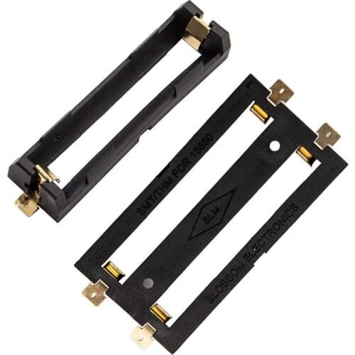 Container Storage Case Batteries Holder Power Bank Bronze Pins DIY Rechargable 1x 2x 18650 Series Drop Ship Wholesale