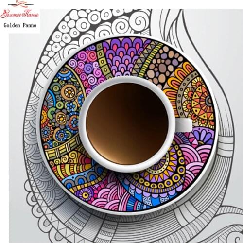 Golden Panno,Needlework,DIY DMC Cross stitch,Sets For Embroidery kit 14ct unprinted Cup Cross-Stitching,christmas gifts 1226