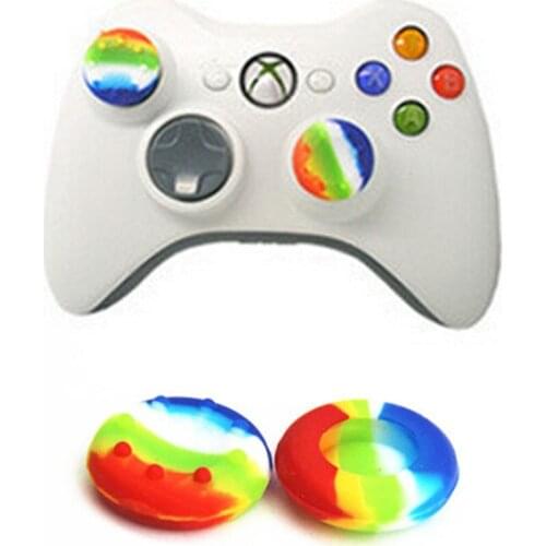 4pcs Thumb Sticker Analog Grip Cap Gamepad Joystick Skin Cover Case For Sony PlayStation 3/4 PS3 PS4 Xbox One 360 Controller