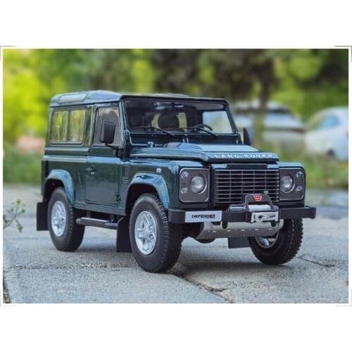 New Kyosho 08901 1:18 For Land Rover Defender 90 Diecast MODEL Car Gifts Green/Gray Kids toys gifts For Display Collection Metal