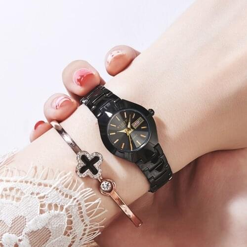 New Watch Womens Quartz Watches Luminous Calendar Casual Version Classic Style Reloj Mujer