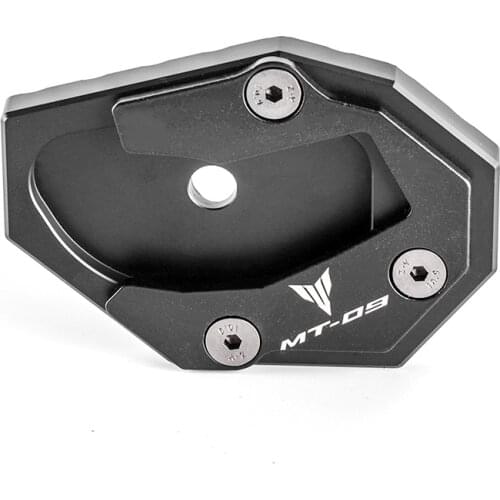 Motorcycle Kickstand Side Stand Enlarge Extension Plate Pad Plate Cover Enlargement For YAMAHA MT09 FZ09 Tracer 2014 2015 2016