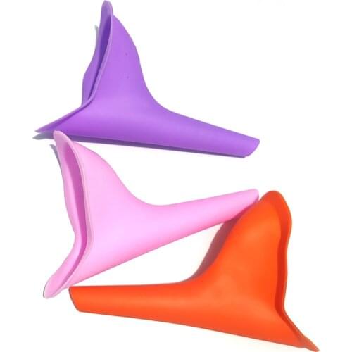 Silicone Women Standing Piss Female Urinal For Travel Femme Urinating Device Pee Funnel For Toilet Emergency Tool