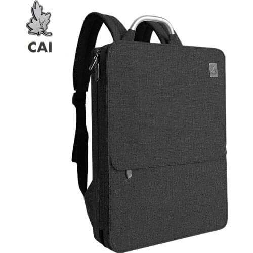 CAI Waterproof 14 inch Laptop Backpack Men Women Large Capacity Bag School Back Pack Business Travel Fashion Style Bookbag