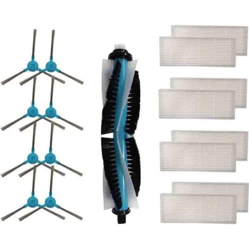 Replacement Main Brush,Side Brush, Hepa Filters for Cecotec Conga 1390 Cecotec Conga 1290 Robot Vacuum Cleaner