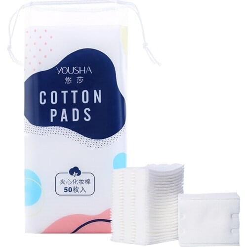 1000 Pcs 222 Pcs Cosmetic Cotton Double Side Makeup Remover Fine Cotton Pads Face Cleaning Skin Care Beauty Tools E1001