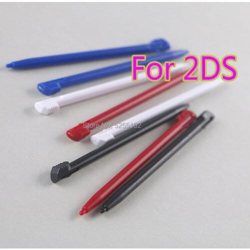 200pcs/lot Plastic Screen Touch Stylus Pen for 2DS Console(2 type available)