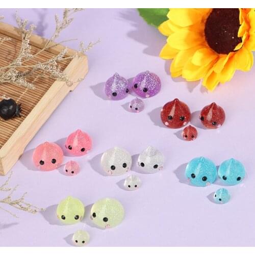 3pcs Creative Cute Jelly Waterdrops Fairy Mini Ornament Moder Craft Cake Decor Miniature Home Decoration DIY Accessories Cheap