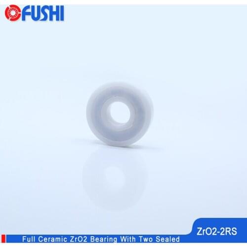6206 Full Ceramic Bearing ZrO2 1PC 30*62*16 mm P5 6206RS Double Sealed Dust Proof 6206 RS 2RS Ceramic Ball Bearings 6206CE