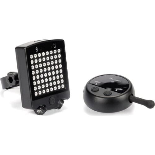 64 LED Bicycle Turn Signal Light 15 Lumen Rechargeable Waterproof Wireless Bike Turning Warning Taillight MTB Bike LED Light