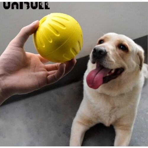 7/9CM Pet Dog Training Chew Toy Indestructible Solid Rubber Ball Play Fetch Bite Carrier Rope Bite Pet molar training Supplies