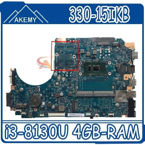 For Lenovo 330-15IKB V330-15IKB Laptop Motherboard LV315KB MB 17807-3 448.0DC04.0031 With i3-8130U CPU 4GB-RAM 100% Fully Tested