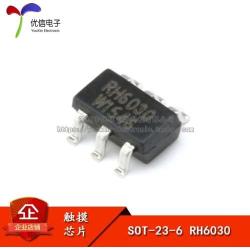 Fusion bond the patch SOT23-6 RH6030 touch keys mono capacitive touch IC